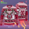 Custom Northern Illinois Huskies Special Reindeer Light Ugly Christmas Sweater 2
