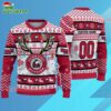 Custom Northern Illinois Huskies Special Reindeer Light Ugly Christmas Sweater 3