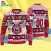 Custom Northern Illinois Huskies Special Reindeer Light Ugly Christmas Sweater 4