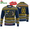 Custom Notre Dame Fighting Irish Logo Team Football Christmas Ugly Sweater 1
