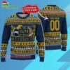 Custom Notre Dame Fighting Irish Logo Team Football Christmas Ugly Sweater 3