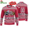 Custom Ohio State Buckeyes Logo Team Football Christmas Ugly Sweater 1