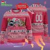 Custom Ohio State Buckeyes Logo Team Football Christmas Ugly Sweater 2