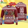Custom Oklahoma Sooners Logo Team Football Christmas Ugly Sweater 4