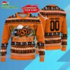 Custom Oklahoma State Cowboys Logo Team Football Christmas Ugly Sweater 3