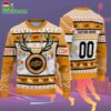 Custom Oklahoma State Cowboys Special Reindeer Light Ugly Christmas Sweater 2