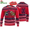 Custom Ole Miss Rebels Logo Team Football Christmas Ugly Sweater 1