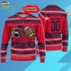 Custom Ole Miss Rebels Logo Team Football Christmas Ugly Sweater 3