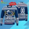 Custom Penn State Nittany Lions Logo Team Football Christmas Ugly Sweater 3