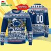 Custom Penn State Nittany Lions Logo Team Football Christmas Ugly Sweater 4