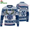 Custom Penn State Nittany Lions Special Reindeer Light Ugly Christmas Sweater 1