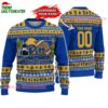 Custom Pittsburgh Panthers Logo Team Football Christmas Ugly Sweater 1