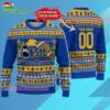 Custom Pittsburgh Panthers Logo Team Football Christmas Ugly Sweater 3