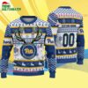 Custom Pittsburgh Panthers Special Reindeer Light Ugly Christmas Sweater 4
