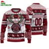 Custom South Carolina Gamecocks Special Reindeer Light Ugly Christmas Sweater 1