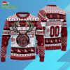 Custom South Carolina Gamecocks Special Reindeer Light Ugly Christmas Sweater 3