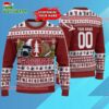 Custom Stanford Cardinal Logo Team Football Christmas Ugly Sweater 3