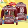 Custom Stanford Cardinal Logo Team Football Christmas Ugly Sweater 4