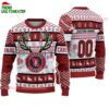 Custom Stanford Cardinal Special Reindeer Light Ugly Christmas Sweater 1
