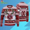 Custom Stanford Cardinal Special Reindeer Light Ugly Christmas Sweater 3