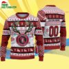 Custom Stanford Cardinal Special Reindeer Light Ugly Christmas Sweater 4