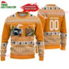 Custom Tennessee Volunteers Logo Team Football Christmas Ugly Sweater 1