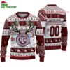 Custom Texas Aampm Aggies Special Reindeer Light Ugly Christmas Sweater 1