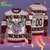 Custom Texas Aampm Aggies Special Reindeer Light Ugly Christmas Sweater 2