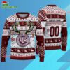 Custom Texas Aampm Aggies Special Reindeer Light Ugly Christmas Sweater 3