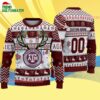 Custom Texas Aampm Aggies Special Reindeer Light Ugly Christmas Sweater 4