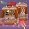 Custom Texas Longhorns Logo Team Football Christmas Ugly Sweater 2