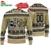 Custom Ucf Knights Logo Team Football Christmas Ugly Sweater 1