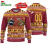 Custom Usc Trojans Logo Team Football Christmas Ugly Sweater 1