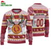 Custom Usc Trojans Special Reindeer Light Ugly Christmas Sweater 1