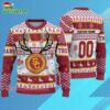 Custom Usc Trojans Special Reindeer Light Ugly Christmas Sweater 3