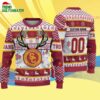 Custom Usc Trojans Special Reindeer Light Ugly Christmas Sweater 4