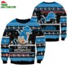 Detroit Lions Merrykissmyass Funny Santa Claus Christmas Ugly Sweater 1