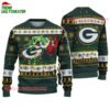 Green Bay Packers Special Grinchs Hand Football Christmas Ugly Sweater 1