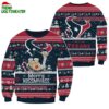 Houston Texans Merrykissmyass Funny Santa Claus Christmas Ugly Sweater 1