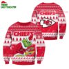 Kansas City Chiefs Football Grinch Christmas Ugly Sweater 1