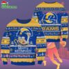 Los Angeles Rams Merrykissmyass Funny Santa Claus Christmas Ugly Sweater 2