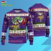 Minnesota Vikings Special Grinchs Hand Football Christmas Ugly Sweater 3