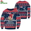 New England Patriots Merrykissmyass Funny Santa Claus Christmas Ugly Sweater 1