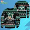 New York Jets Merrykissmyass Funny Santa Claus Christmas Ugly Sweater 3