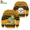 Pittsburgh Steelers Football Grinch Christmas Ugly Sweater 1
