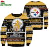 Pittsburgh Steelers Merrykissmyass Funny Santa Claus Christmas Ugly Sweater 1