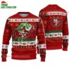 San Francisco 49ers Special Grinchs Hand Football Christmas Ugly Sweater 1