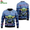 Tennessee Titans Baby Yoda Hug The Ball Christmas Ugly Sweater 1