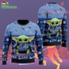 Tennessee Titans Baby Yoda Hug The Ball Christmas Ugly Sweater 2