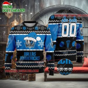 NBA Dallas Mavericks Winter Court Victory Ugly Christmas Sweater
